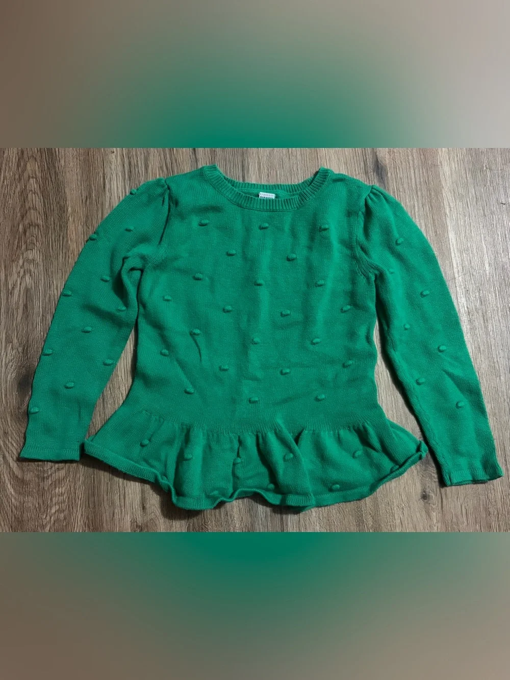 Old Navy - Emerald Green Bobble Knit Sweater - Size 4T